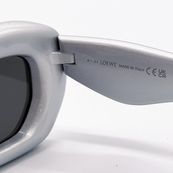 NEW LOEWE LW40117I 20C SILVER UNISEX SUNGLASSES LOEWE - Picture 12 of 13